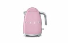 SMEG Wasserkocher 50'S RETRO STYLE 1.7 l, Rosa, Detailfarbe