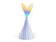 Partydeco Partyhüte Meerjungfrau irisierend, 18 x 8 cm, 6