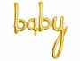 Partydeco Folienballon Baby 73.5 x 75.5 cm Gold, 1