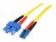 StarTech.com - 7m Fiber Optic Cable - Single-Mode Duplex 9/125 LSZH - LC/SC