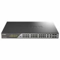 D-Link Switch 24G 4SFP PoE+ 518W 24x10/100/1000 4xSFP
