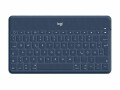 Logitech Tastatur Keys-To-Go Blau, Tastatur Typ: Mobile