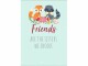 Glorex Motivkarte inkl. Freundschaftsband Friends, Papierformat
