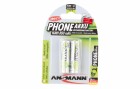 Ansmann Akku 2x AA 800 mAh für DECT-Phones, Spannung