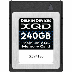 Delkin Premium XQD 2933x 240GB, Lesegeschwindigkeit: 440 MB/s, Schreibgeschwindigkeit: 400 MB/s