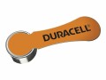 Duracell Hearing Aid - Batterie 6 x 13 - orange
