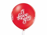 Belbal Luftballon I Love Yo Rot, Ø 60 cm