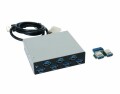 EXSYS USB-Hub EX-1167, Stromversorgung: Molex (4-Pin), Anzahl