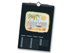 Folia Dauerkalender A4, Schwarz, Papierformat: A4, Produkttyp