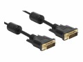 DeLock - DVI-Kabel - DVI-D (M) zu DVI-D (M) - 1 m - Schwarz