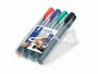 Staedtler Permanent-Marker Lumocolor 350 4er-Set, permanent