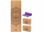 KOOR Yoga-Set 4-teilig, Kork, Breite: 61 cm, Eigenschaften: Keine