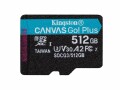 Kingston microSDXC-Karte Canvas Go! Plus 512 GB, Speicherkartentyp