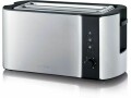Severin Toaster AT 2590 Schwarz/Silber, Detailfarbe: Silber