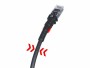 Patchsee Patchkabel ThinPATCH Cat 6A, U/UTP, 1.5 m, Schwarz