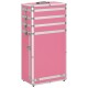 vidaXL , Farbe: Rosa, Material: Aluminium. ABS und Holz, Abmessungen