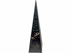 Dameco Tischdeko Pyramide Forest, 20 LEDs, 40 cm, Schwarz