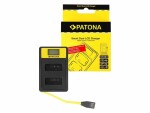 Patona Ladegerät Smart Dual LCD USB Canon LP-E12, Kompatible