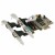 Bild 1 EXSYS EX-44064 - Serieller Adapter - PCIe 3.0 - RS-232/V.24 x 4
