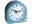 TFA Dostmann Klassischer Wecker Blau-Metallic, Ausstattung: Hintergrundbeleuchtung, Funktionen: Snooze-Funktion, Alarm, Displaytyp: Analog, Detailfarbe: Blau, Funksignal: Nein, Betriebsart: Batteriebetrieb