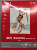 Canon Glossy Photo Paper 200g A4 GP501A4 InkJet, Everyday