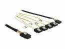 DeLock Reverse SATA Kabel 4xSATA-SFF-8087,