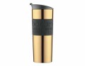 Bodum Thermobecher Travel Mug 350 ml, Gold, Material: Edelstahl