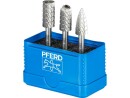 Pferd HSS-Frässtifte-Set 86, 3-tlg. Zahnung 3 Schaft-Ø 6 mm