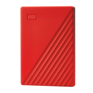 Western Digital Externe Festplatte - My Passport 4 TB, Rot