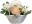 Bild 0 Dameco Kunstblume im weissen Korb 38 cm, Produkttyp: Topfpflanze