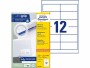 Avery Zweckform Universal-Etiketten 3659 97 mm, 220 Blatt, Klebehaftung