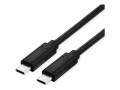 Value USB4 Gen3x2 (40Gbit/s) Kabel, C-C ST/ST, 100W, 1m