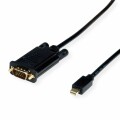 Value 3,0m MiniDisplayPort-VGA Kabel, schwarz, MiniDP ST - VGA