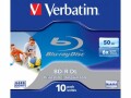 Verbatim BD-R 50 GB, Jewelcase (10 Stück), Medientyp: BD-R