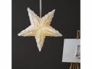 Star Trading Papierstern 70 cm, Weiss, Betriebsart: Keine, Fernbedienung