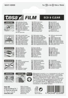 TESA Tape eco & clear Mini 19mmx10m 582410000 grün