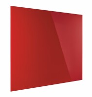 MAGNETOPLAN Design-Glasboard 1200x900mm 13404006 rot, magnetisch