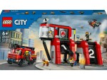 LEGO ® City Feuerwehrstation mit Drehleiterfahrzeug 60414