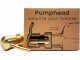 Pumphead Seifenpumpe für Glasgetränkeflaschen Gold