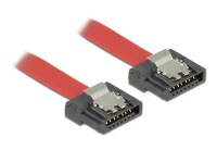 DeLock SATA3-Kabel rot, Clip, flexibel, 30 cm, Datenanschluss