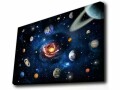 Wallxpert Bild Universum 45 x 70 cm, Holz, Motiv