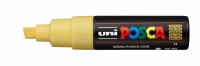 UNI-BALL  Posca Marker 8mm PC8KSTRAWYEL strohgelb, Keilspitze, Kein