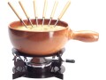 Nouvel Käsefondue-Set Noce 9 Teile, Braun, Anzahl Personen: 6