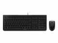 Cherry DC 2000 - Set mouse e tastiera - USB - Tedesca - nero