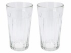 FURBER Trinkglas 350 ml, 2 Stück, Transparent, Glas Typ
