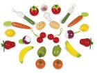 Janod Spiel-Lebensmittel Obst- und Gemüsekorb 24-teilig