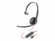 Poly Headset Blackwire 3215 Mono USB, Microsoft