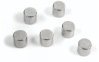 Trendform Haftmagnet BOLT Silber, 6 Stück, Detailfarbe: Silber