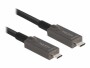 DeLock Optisches Kabel 4K 10Gbps USB Type-C - USB