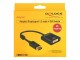 Bild 4 DeLock Adapter Displayport - DVI passiv, 4K, schwarz, Kabeltyp